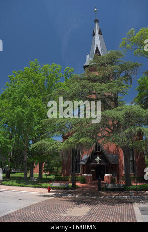 New Bern, Caroline du Nord. Christ Episcopal Church. Pollock Street Banque D'Images