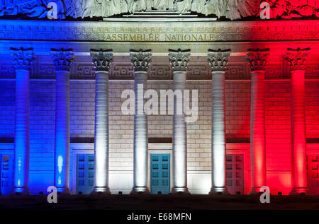 À l'Assemblée nationale 14 juillet, Paris, Ile de France, France Banque D'Images