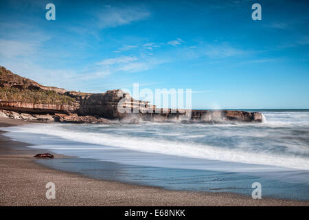 Truman Track Plage, côte ouest, Nouvelle-Zélande Banque D'Images