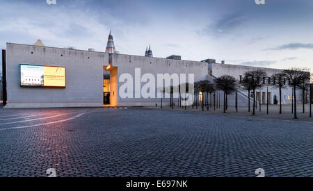 Art et Hall d'exposition de la République fédérale d'Allemagne, l'architecte Gustav Peichl, Museum Mile, Bonn, Rhénanie du Nord-Westphalie Banque D'Images