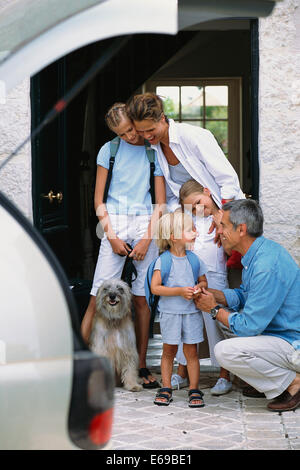 Portrait de famille Banque D'Images