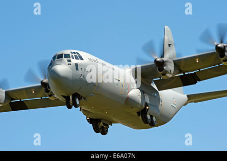 Royal Norwegian Air Force C130J Hercules au Royal International Air Tattoo 2014 Banque D'Images