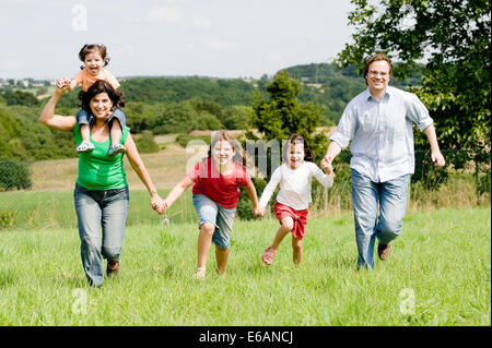 Heureux d'être ensemble,famille,,sortie en famille Banque D'Images