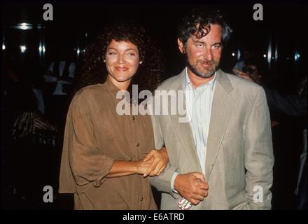 AMY IRVING Steven Spielberg.f6844.(Image Crédit : © John Barrett/Globe Photos/Zuma sur le fil) Banque D'Images