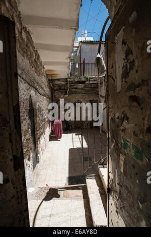 Meah Shearim,Jérusalem, (Cent Portes ) vieux quartier de Jérusalem Banque D'Images