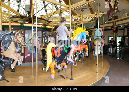 Carrousel dans Missoula, Montana Banque D'Images