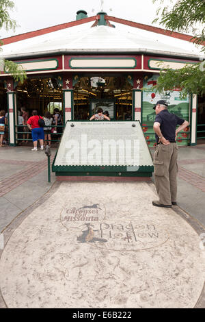 Carrousel dans Missoula, Montana Banque D'Images