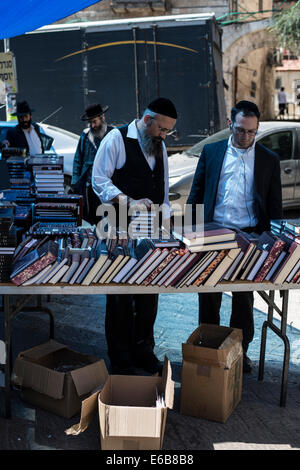 Meah Shearim,Jérusalem, (Cent Portes ) vieux quartier de Jérusalem Banque D'Images