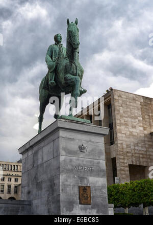 Monument du Roi Albert Ier à Bruxelles, Belgique Banque D'Images