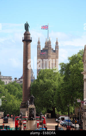 Lettonie Grande-bretagne Londres Rengent Street Waterloo Place Big Ben Banque D'Images