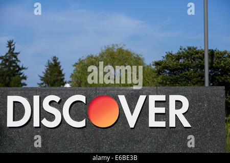 Le siège de Discover Financial Services à Riverwoods, Illinois. Banque D'Images