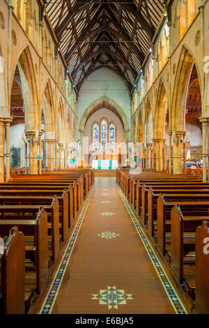 Intérieur de la glorieuse Sainte Cathédrale à Adélaïde, Australie Banque D'Images