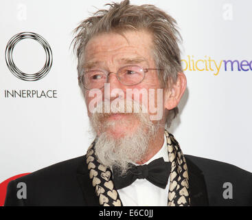 London Film Critics Circle Awards du Mayfair Hotel, Londres avec John Hurt : où : London, Royaume-Uni Quand : 02 Mars 2014 Banque D'Images