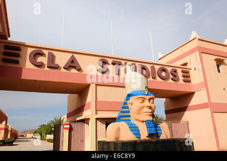 Les Studios Cla Film,Russell Crow's Film Gladiator Props Studios,Gladiator (2000), Kingdom of Heaven (2005),Kundun (1997),Ouarzazate,Maroc Banque D'Images