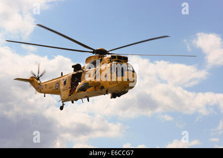 Hélicoptère de sauvetage Sea King dans le cadre de l'exercice Banque D'Images