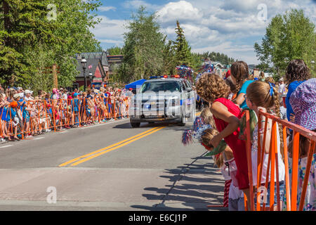 Défilé du 4 juillet à Breckenridge Banque D'Images