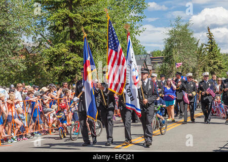 Défilé du 4 juillet à Breckenridge Banque D'Images