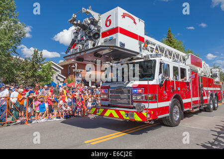 Défilé du 4 juillet à Breckenridge Banque D'Images