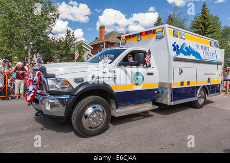 Défilé du 4 juillet à Breckenridge Banque D'Images