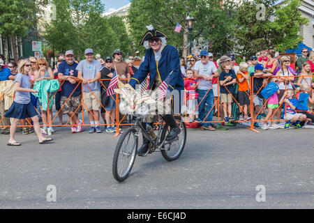 Quatrième de juillet parade à Breckenridge Banque D'Images