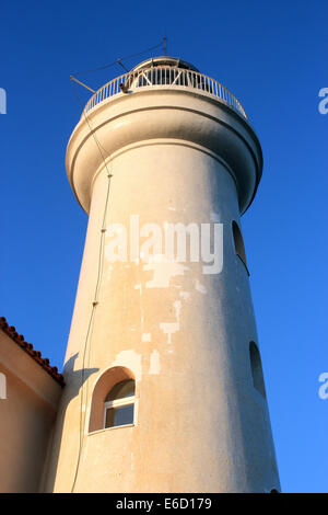 Le phare de Capo Circeo situé à San Felice Circeo, lazio, Italie Banque D'Images