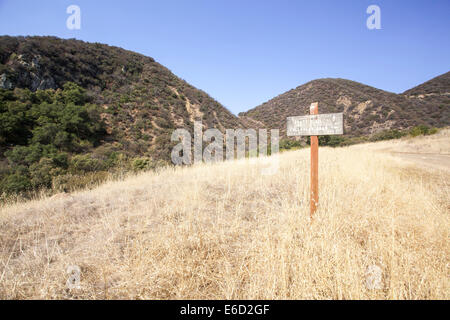 Sentier de Pratt, Ojai, comté de Ventura, Californie, USA Banque D'Images