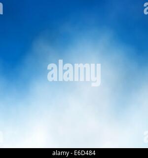 Illustration vectorielle modifiable du cloud détail dans un ciel bleu avec un gradient mesh Illustration de Vecteur