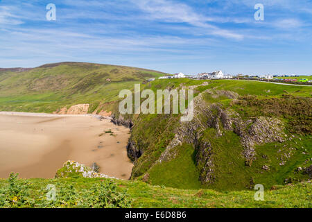 Rhossili Bay Wales UK Europe UK Europe Banque D'Images