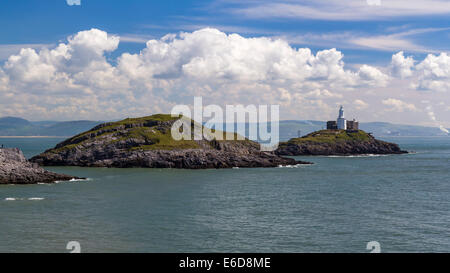 Point phare de Mumbles et bracelet Bay Wales UK Europe Banque D'Images