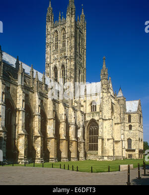 La cathédrale de Canterbury Kent Banque D'Images