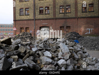 Ancienne usine ruine en Allemagne Banque D'Images