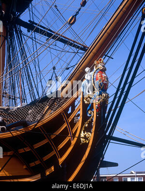 HMS Victory Portsmouth Hampshire UK Banque D'Images