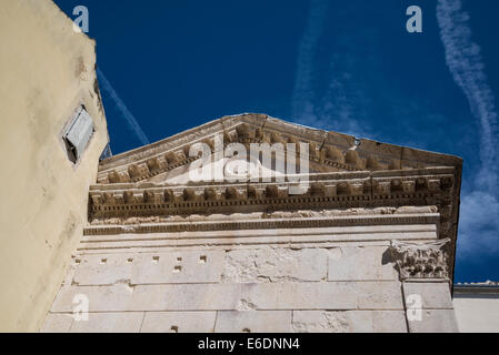 Baptistère de Saint Jean Baptiste, l'ancien Temple de Jupiter, le palais de Dioclétien, Split, Croatie Banque D'Images