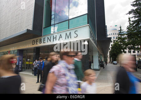 Magasin Debenhams , Oxford Street, London, England, UK Banque D'Images