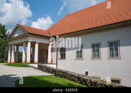 Musée de soulèvements paysans, Château Orsic, Gornja Stubica, Zagorje, Croatie Banque D'Images