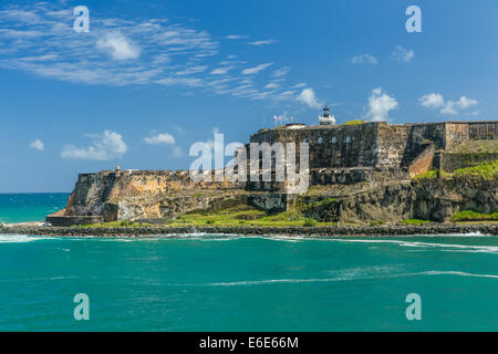 Fort San Felipe del Moro, San Juan Puerto Rico Banque D'Images