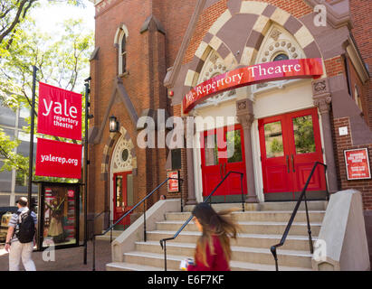 Yale Repertory Theatre de New Haven CT Banque D'Images