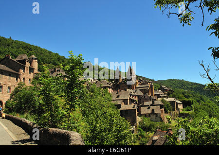 Conques, France Banque D'Images