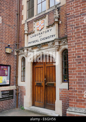 Laboratoire de Chimie Physique Département de chimie Cambridge en Angleterre Banque D'Images