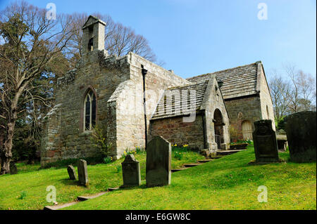 L'église paroissiale de Saint Pierre, de Chillingham, Northumberland, England Banque D'Images