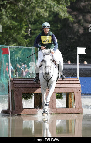 Blair Atholl, en Écosse. 23 août, 2014. Blair Castle International Horse Trials. Mark Kyle (IRL) équitation Coolio dans le CIC. Credit : Action Plus Sport/Alamy Live News Banque D'Images