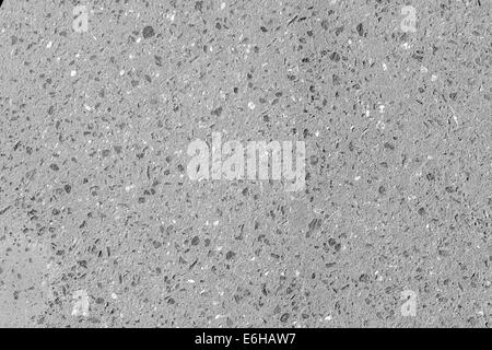Close up de mur de béton granulats béton incolores avec panneau Banque D'Images