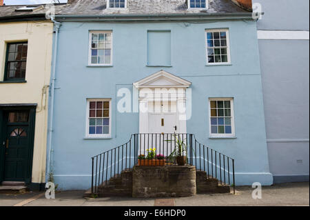 L'avant de la période Géorgienne chambre à Brecon Powys Pays de Galles UK Banque D'Images