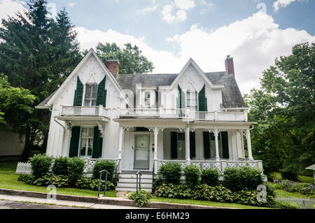 Haller House, Chautauqua Festival (site officiel du bureau et d'accueil trimestres), 195 East Washington Street, Wytheville Banque D'Images