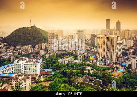 Guiyang, Chine centre-ville paysage urbain. Banque D'Images