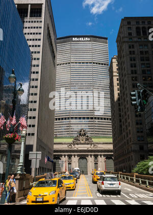 Grand Central Terminal, rencontré Life Building, NEW YORK, USA Banque D'Images