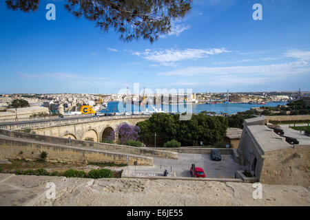 Vue depuis la barraka gardens Banque D'Images