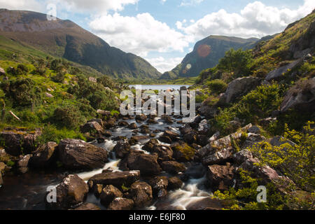 En Flux Rocky Gap of Dunloe, Killarney, Kerry, Irlande Banque D'Images