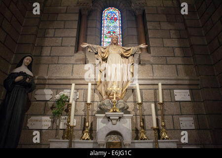 À l'intérieur de la cathédrale de Saint Nicolas à Monaco Banque D'Images