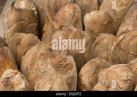 Pain cuit en bois Banque D'Images